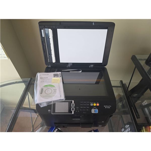 Epson WorkForce Pro WF-4630 Printer With Software, Manual, And 2 Ink Cartridges