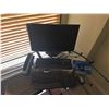 Image 1 : View Sonic Monitor With HP and Microsoft Keyboards, Two Mice, and VGA Cable