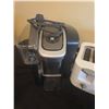 Image 2 : Small Kitchen Appliance Lot: Keurig Brewer, Toaster, Blender, Pitcher, Ice Trays, Bagel Slicer.
