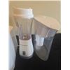 Image 4 : Small Kitchen Appliance Lot: Keurig Brewer, Toaster, Blender, Pitcher, Ice Trays, Bagel Slicer.