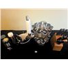 Image 1 : Thermos Bottles, Spice Rack, Knife Block with knives, Utensils, Paper Towel Holder Kitchen Lot
