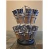 Image 8 : Thermos Bottles, Spice Rack, Knife Block with knives, Utensils, Paper Towel Holder Kitchen Lot