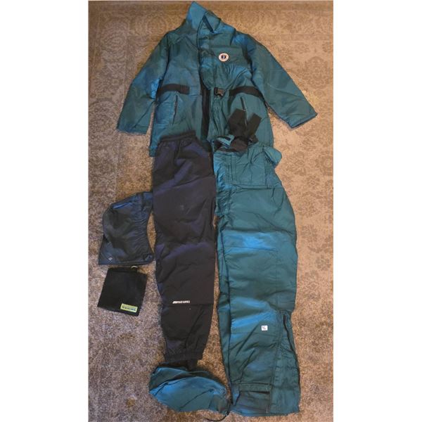 Mustang Survival Flotation Suit ML1505 Jacket ML1422 Bibs XL