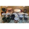 Image 1 : Assorted Coffee Mugs, Plates and Bowls
