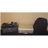 Image 1 : 3 Bags: Tracker Duffel, Aluminum Briefcase, Black Backpack