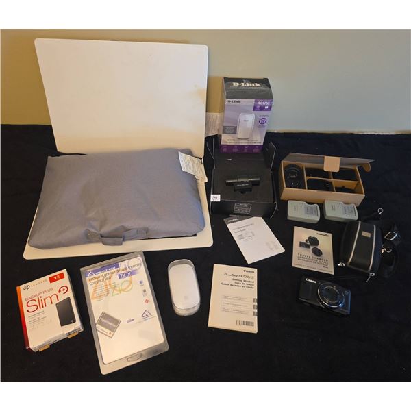 Canon PowerShot SX700 HS Camera, Apple Magic Mouse, Seagate 1TB, AVerMedia Cam