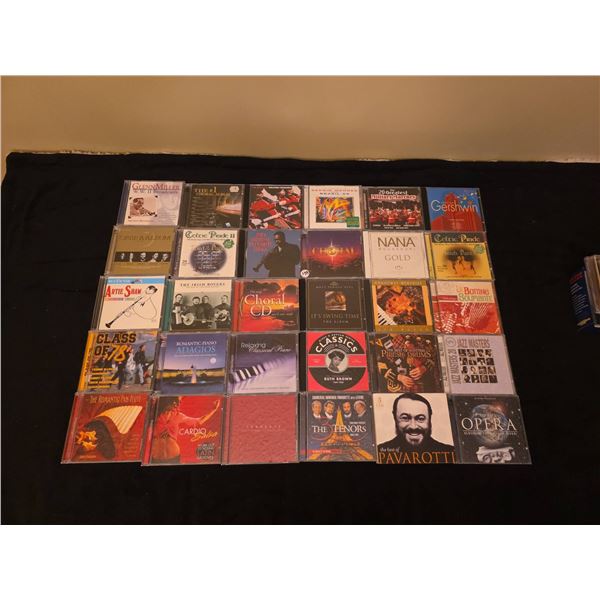 43 Classical, Jazz, Vocal and Instrumental CD Albums Mixed Artists