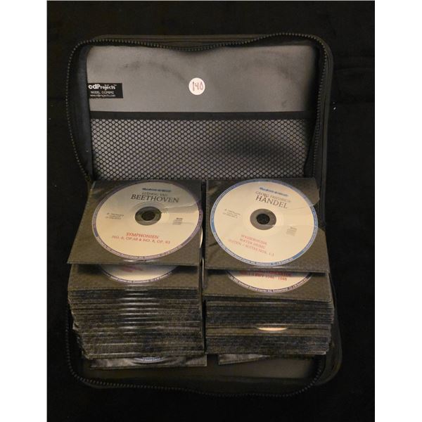 70 plus Cased Set of Classical Music CDs with Beethoven, Handel, Bach, Mozart, Bizet, Wagner...