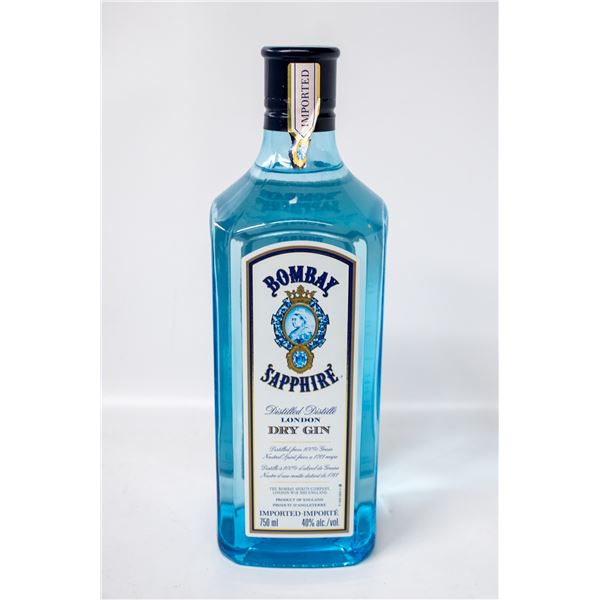 BOMBAY SAPPHIRE  LONDON DRY GIN 750ML 40%