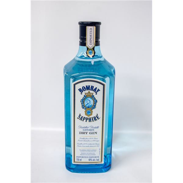 BOMBAY SAPPHIRE  LONDON DRY GIN 750ML 40%