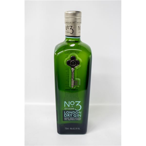 NO.3 LIONDON DRY GIN 750ML 46%