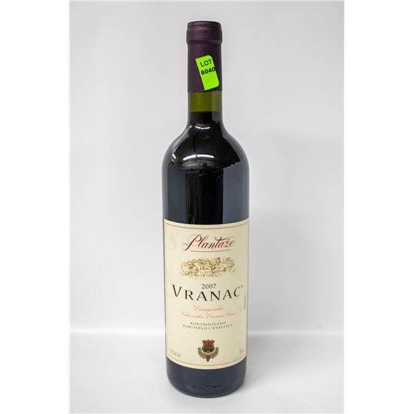 PLANTAZE 2007 VRANAC 750ML 13%