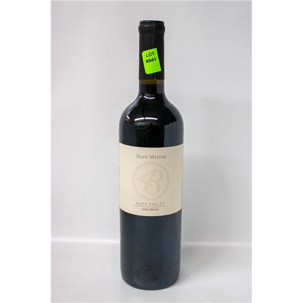 SEAN MINOR 2006 NAPA VALLEY MERLOT 750ML 14.5%