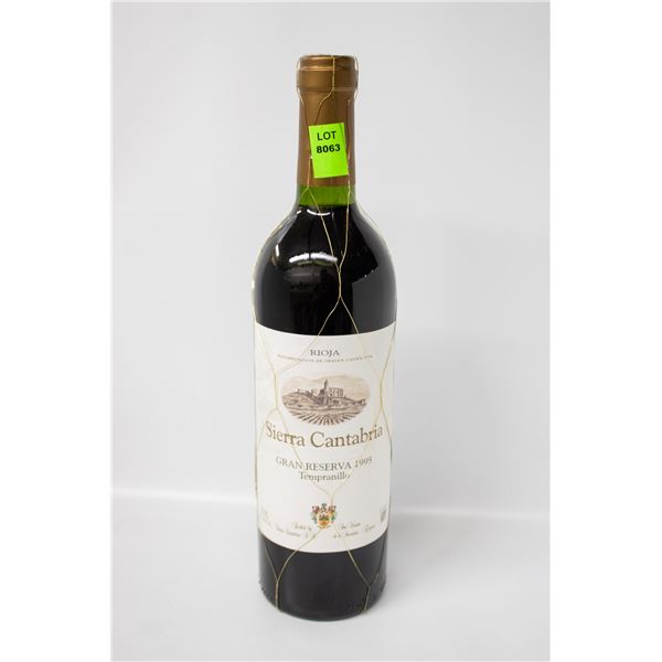 1995 SIERRA CANTABRIA GRAN RESERVA TEMPRANILLO