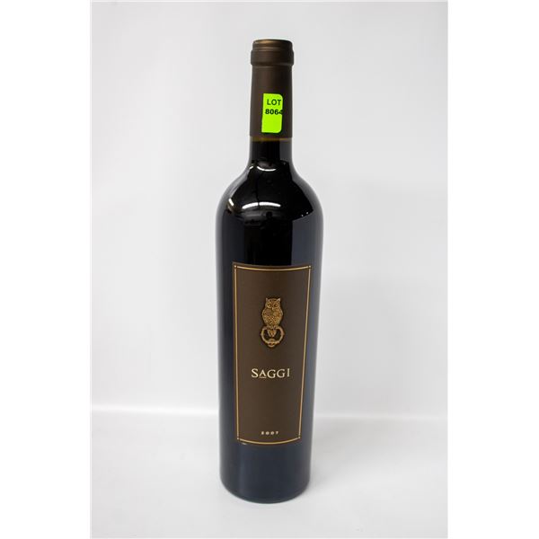 2007 SAGGI WISDOM COLUMBIA VALLEY RED WINE 750ML