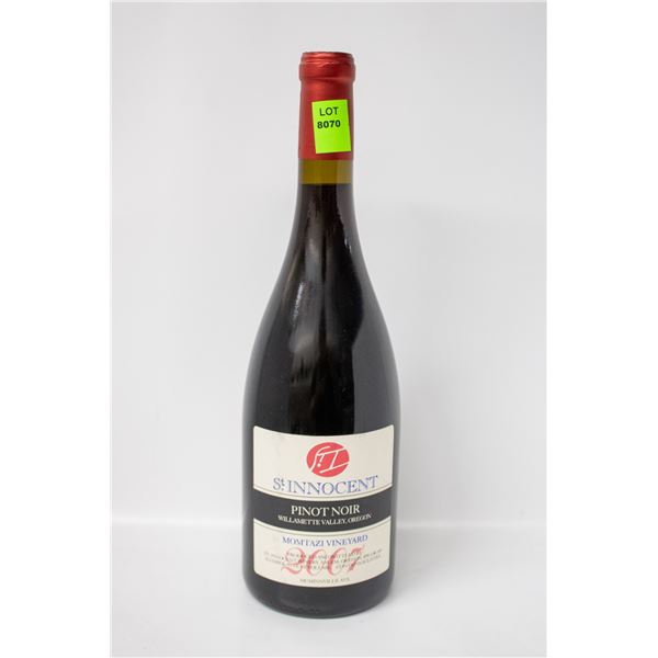 2007 ST. INNOCENT PINOT NOIR 750ML 13.5%