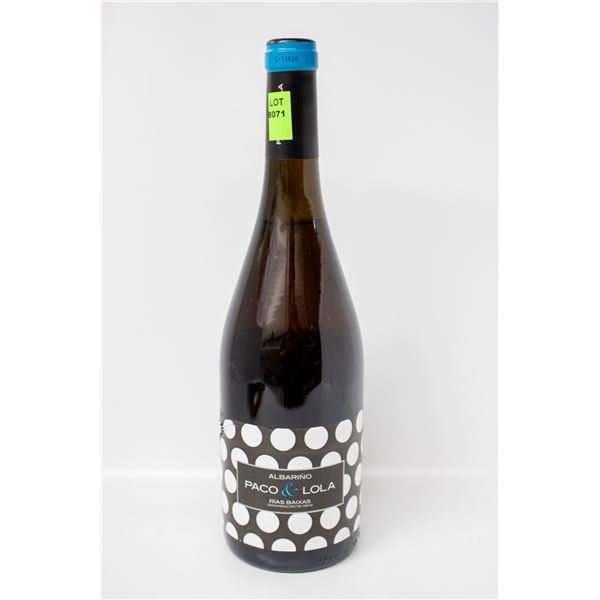 2009 ALBARINO PACO & LOLA 750ML 13%