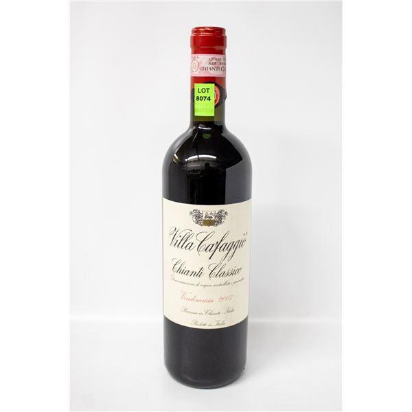 VILLA CAFAGGIO CHIANTI CLASSICO 2007 VENDEMMIA