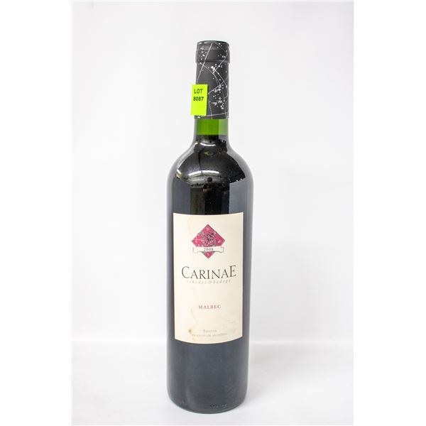 2008 CARINAE MALBEC RESERVA 750ML 14.5%