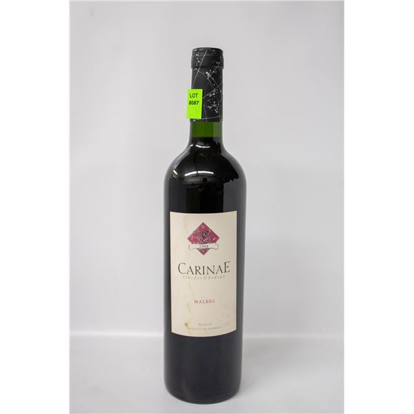 2008 CARINAE MALBEC RESERVA 750ML 14.5%