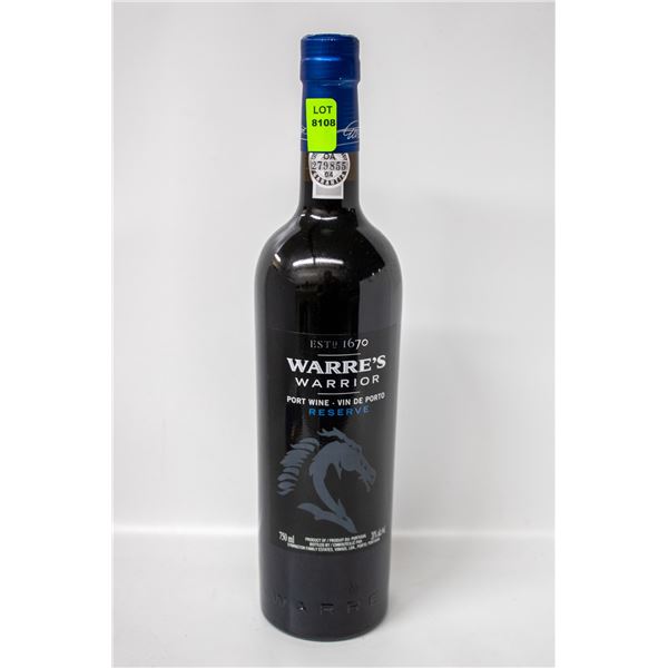 WARRE'S WARRIOR PORT WINE RESERVE 750ML 20%