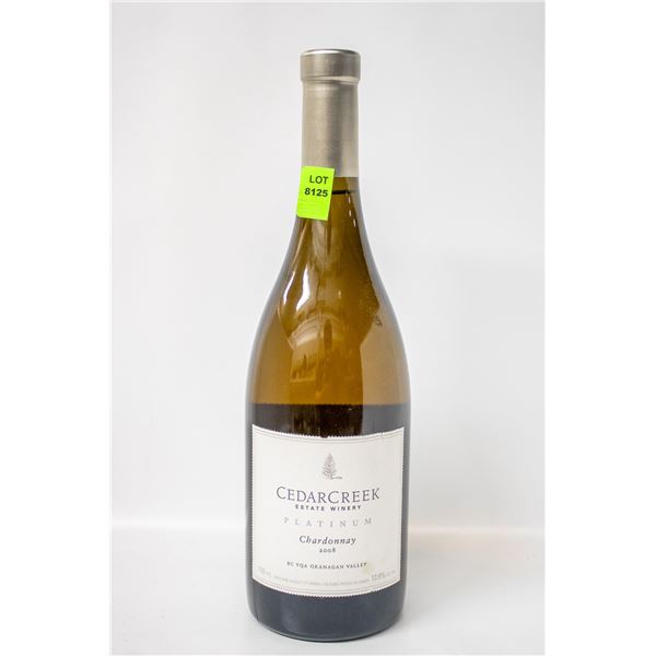 2008 CEDARCREEK ESTATE WINERY PLATINUM CHARDONNAY