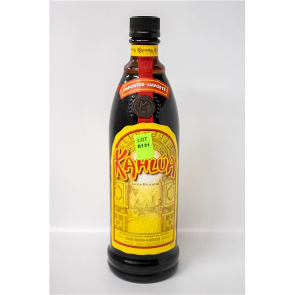 KAHLUA LIQUOR 20% 750ML