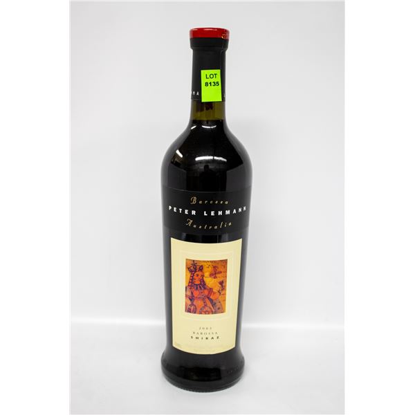 2003 BAROSSA SHIRAZ PETER LEHMANN 750ML 14.5%