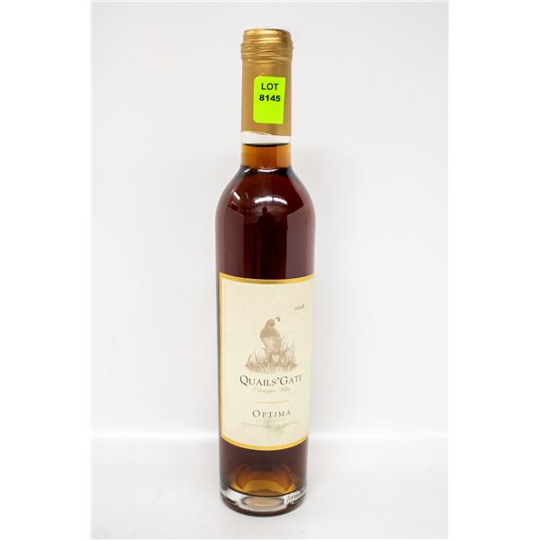 2008 QUAIL'S GATE OPTIMA LATE HARVEST 375ML 11.5%