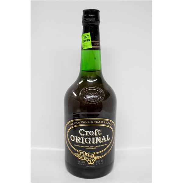CROFT ORIGINAL FINE OLD PALE CREAM SHERRY 1L 17.5%