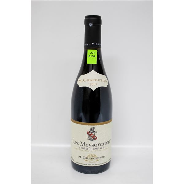 2007 M. CHAPOUTIER LES MAYSONNIERS 750ML 13%
