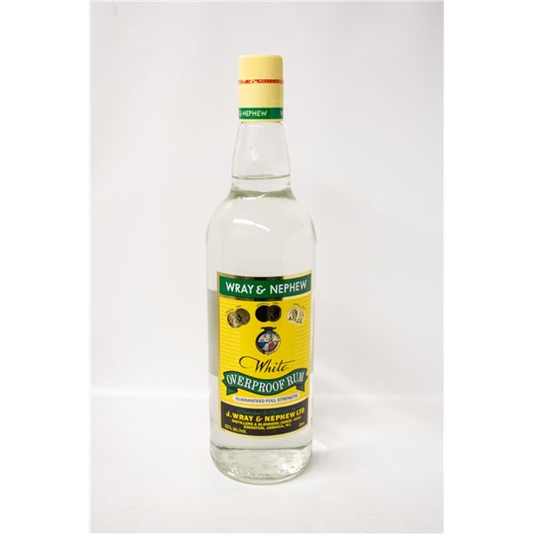 WRAY & EPHEW WHITE OVERPROOF RUM 1L 63%