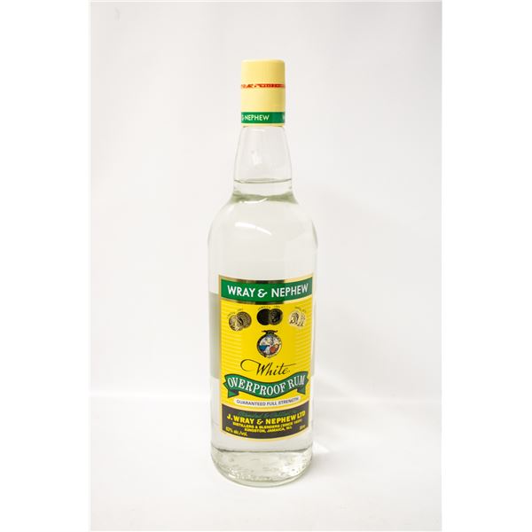 WRAY & EPHEW WHITE OVERPROOF RUM 1L 63%