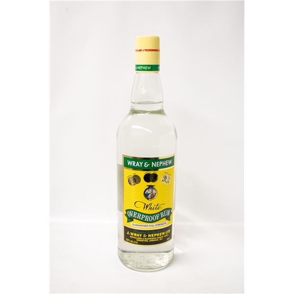 WRAY & EPHEW WHITE OVERPROOF RUM 1L 63%