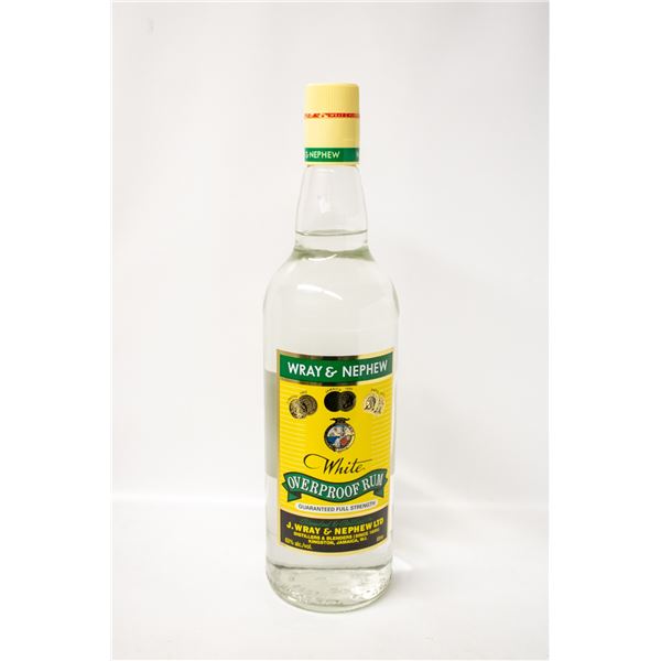 WRAY & EPHEW WHITE OVERPROOF RUM 750ML 63%