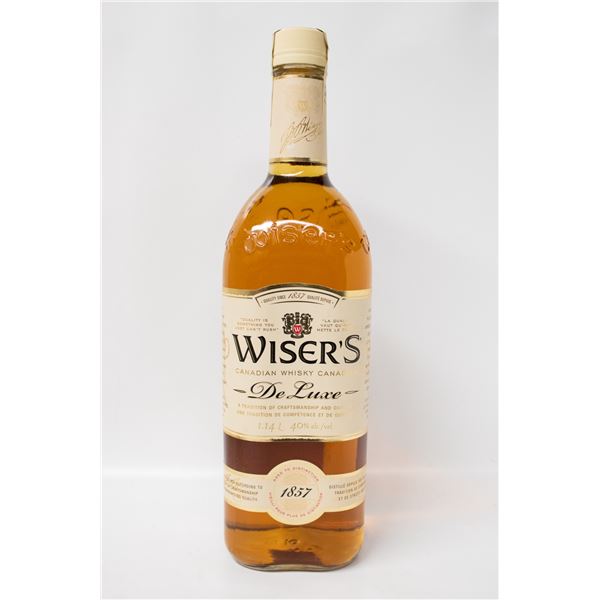 WISERS DE LUXE CANADIAN WHISKY 1.14L 40%