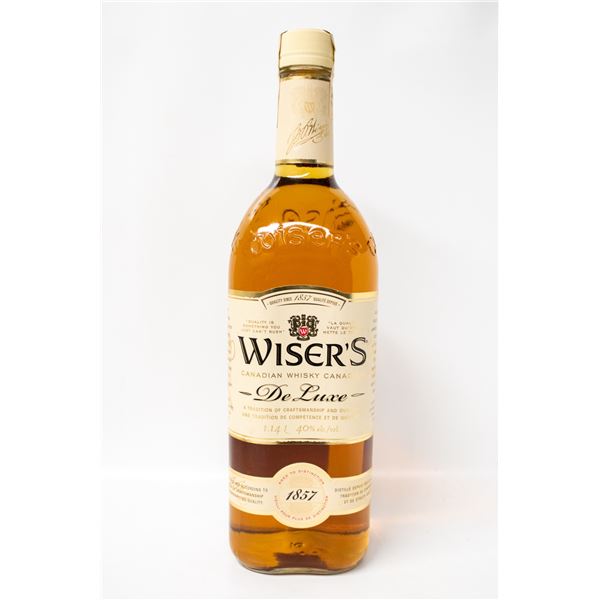 WISERS DE LUXE CANADIAN WHISKY 1.14L 40%