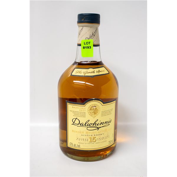 DALWHINNIE SINGLE HIGHLAND MALT SCOTCH WHISKY