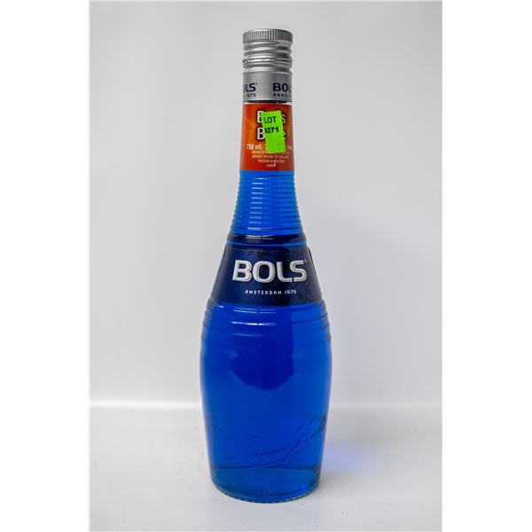 BOLS BLUE AMSTERDAM 750ML 21%