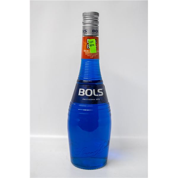 BOLS BLUE AMSTERDAM 750ML 21%