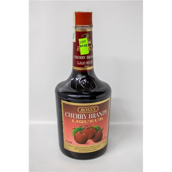 ROSS'S CHERRY BRANDY LIQUOR 750ML 25%