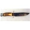 Image 2 : EARLY ART ULLIS HUNTING KNIFE W/ STAG HANDLE - Bla