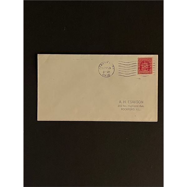 1929 Ohio First Day Cover