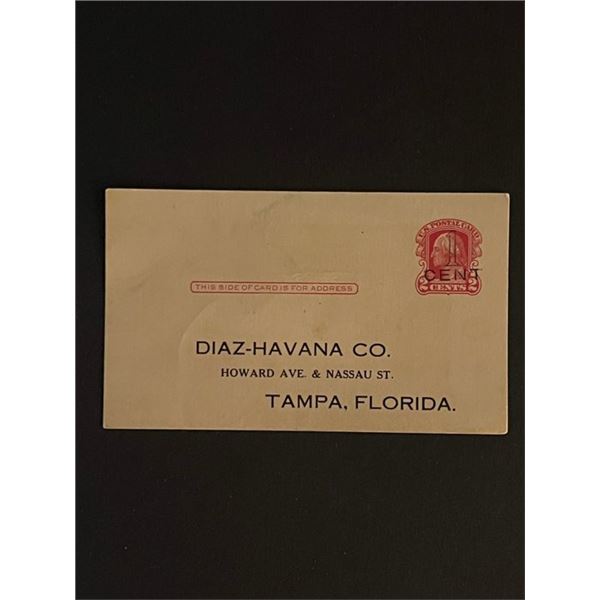 Vintage 1 Cent Postal Card USA