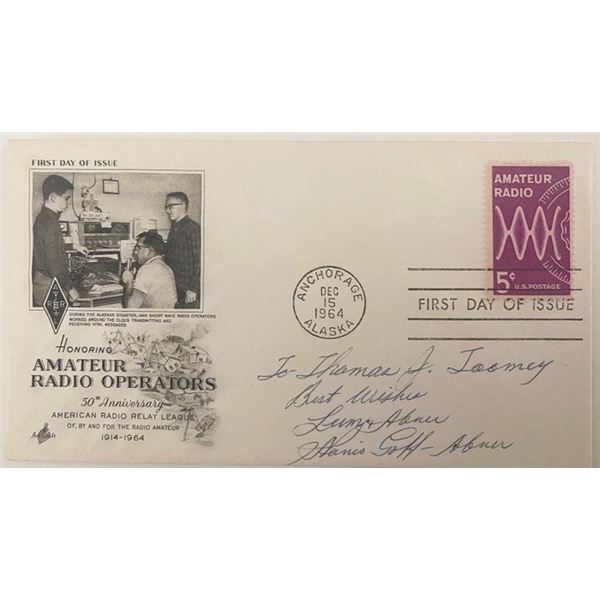 Lum and Abner Norris Goff signed 1964 first day cover