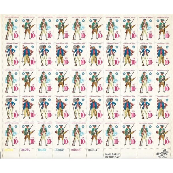 Early American Military Uniform Stamps