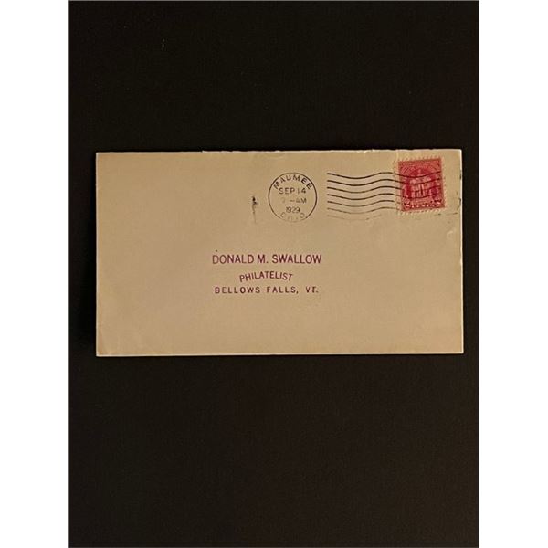 1929 Ohio First Day Cover