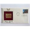 Image 1 : Prehistoric Animals Brontosaurus Gold Stamp Replica First Day Cover