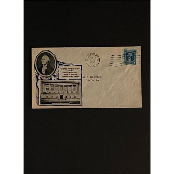 1932 President George Washington First Day Cover