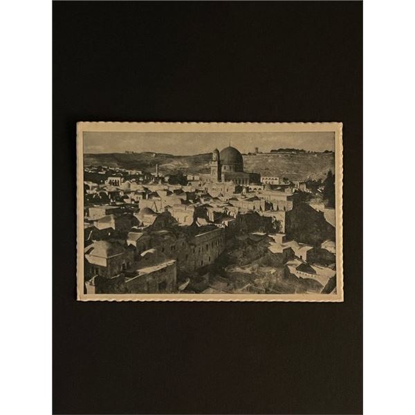 Vintage Jerusalem Post Card